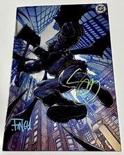 Absolute Batman #7 DOUBLE SIGNED Finch Snyder COA Virgin Foil C2E2 Mr Freeze picture