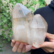 4.1LB A++Large Natural clear white Crystal Himalayan quartz cluster /mineralsls picture