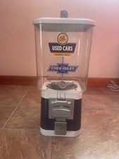 CHEVROLET OK USED CARS Bubblegum Machine—25 cents—A & A brand—works + has key picture