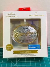 Hallmark Yellowstone TV Series Dutton Ranch Belt Buckle Christmas Ornament New picture