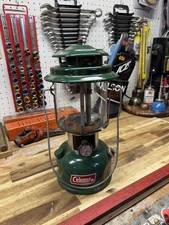 Vintage Coleman 220J Lantern 1978 Dual Mantle Tested Working USA Pyrex Globe picture