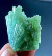 134Cts Beautiful Tourmaline Crystals Bunch With Specimen From Afghanistan.  picture