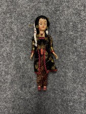 Vintage Indonesian Bali Folk Art Dancer Doll Handcrafted Costume 1960s Rare picture