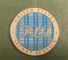 Large Secret Service First Lady Detail USSS FLOTUS Washington PPD Challenge Coin picture