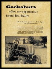 1954 Cockshutt Tractors NEW Metal Sign: Model 50 Pictured - Bellevue, OhiO picture