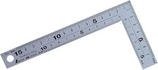 Shinwa 10424 Sashigane Framing Square Thick Wide 15cm Metric Ruler Stainless picture