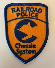 Patch- Vintage Chessie System Railroad Police (C&O, B&O) #22378 -NEW- picture