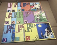 Jungle Jim by Alex Raymond ~ 11 Sunday Strip Reprint Books ~Club Anni Trenta ~VG picture