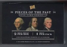 2024 Pieces of the Past One Time Series 1 Box 2 Relic Pieces Per Box picture