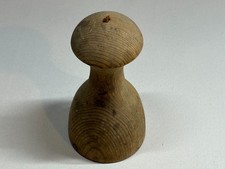 Antique Primitive Wooden Potato Masher Tool Vintage Food Pestle Wood Pounder 5.5 picture