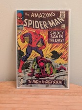 Amazing spider-Man 40 Marvel 1966 GD VG Green Goblin John Romita Stan Lee picture