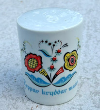 1960’s Vintage BERGGREN Swedish REPLACEMENT Pepper Shaker Scandinavian Folk Art picture