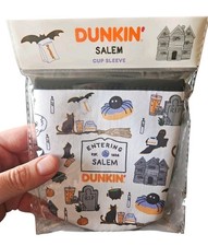 2026 Dunkin' Donuts Entering Salem Runs On Dunkin' Sign Drink Sleeve HTF Rare LE picture