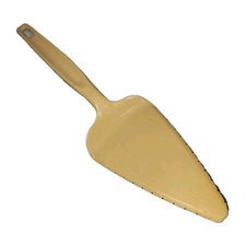 Vintage FOLEY USA Nylon Beige Yellow Almond Pie/Cake Server Turner 10