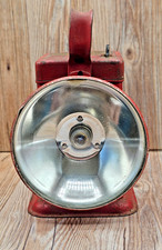 Vintage Niagara #16 Searchlight Red Lantern Flashlight Lamp Very Rusty Crusty picture