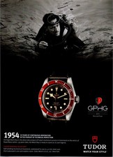 2014 • TUDOR Heritage Black Bay Watch Print Ad • 2000's Fashion FA-08 picture