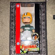 Gemmy NFL Green Bay Packers Bobblehead w/ Sound Hank Williams Jr. 2001 picture
