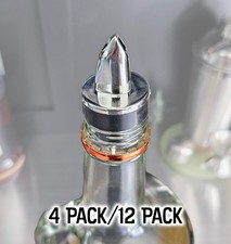 High Speed Free Flow Liquor Pourer Chrome for Bar Restaurant Spill Stop / NEW picture