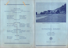 1937 OAKMONT COUNTRY CLUB - GLENDALE, CALIFORNIA vtg testimonial banquet program picture