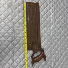 Henry Disston & Sons Antique Vintage Miter Saw Hand Saw Philadelphia PA picture