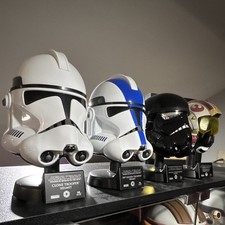 MR (Master Replicas) Star Wars Scaled Helmet Lot of 4 picture