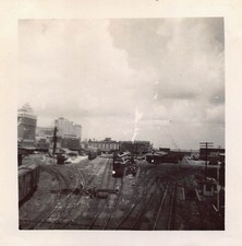 1940 Jacksonville Terminal Union Station Rail Yard 1940s Photo Florida Tracks picture