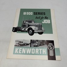 KENWORTH TRUCKS W-900 SERIES SALES BROCHURE  1960’s picture