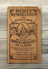 1915 Pierce's Memorandum & Account Book Farmers Mechanics Buffalo & London picture