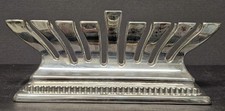 Menorah Godinger Silver Plated Candle Art Holder Stick  9