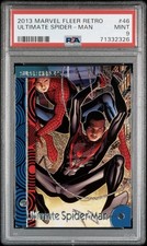 2013 Marvel Fleer Retro #46 Ultimate Spider-Man PSA 9 🌟 VHTF 🔥 POP 8/2^ picture