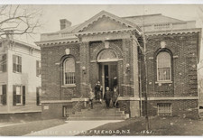 REAL PHOTO CARNEGIE LIBRARY, FREEHOLD NJ picture