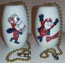 A Charming Set of 2 Budman Ceiling Light / Fan Pull picture
