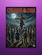 Children of the Corn ACEO Giclee Print | Stephen King Horror | Scarecrow Art picture