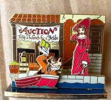 Disney 3D LE Diorama Pirates Of The Caribbean Redhead Auction Pin Goofy picture