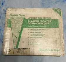 Vintage 1984 Thomas Guide Alameda, Contra Costa Counties picture