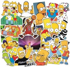 25pc Simpsons Stickers - Bart Homer Graffiti - Vinyl Decals Laptop Water Bottle picture
