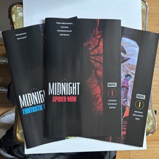 Marvel Midnight #1 X-Men Spider-Man FF Cover A Set of 3 picture