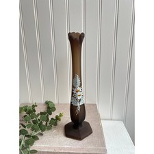Vintage Westmoreland Brown Satin Glass Bud Vase | 10