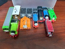 Thomas & Friends ERTL Take Along Diecast Train 9 Piece Lot 15+ picture