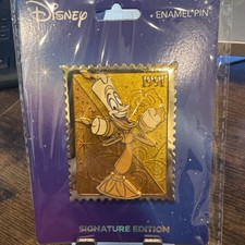 Pink A La Mode PALM Disney Royal Stamp Beauty and the Beast Lumiere Pin LE 400 picture