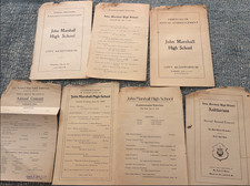 FREE SHIP John Marshall High School Richmond, Va 1910-20's Various Pamphlets picture