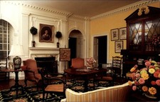 Virginia Charles City Evelynton Plantation Drawing Room ~ postcard sku337 picture
