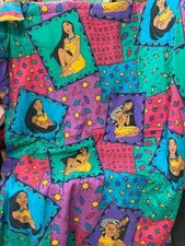 Vintage 90's Disney Pocahontas Reversible Multicolor Comforter 