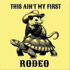 This Ain’t My First Rodeo. On A 2.5” Square Fridge Magnet picture