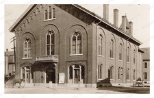 Andover Massachusetts 1893 Town Hall Brick Facade Standard Postcard picture