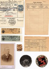 Sīmons Fainšteins Viļāni Latvia Jewish Family Ephemera Riga Coupons Photo picture