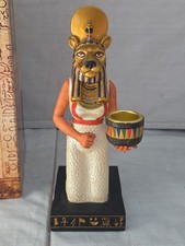 Veronese Design Egyptian Sekhmet Lioness Goddess Candle Holder Resin Statue... picture