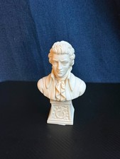 Vintage 1981 Mozart Alabaster Bust by A. Lucchesi, Made in Italy Classical Music picture