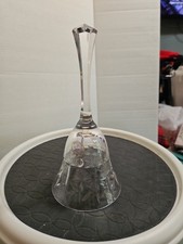 Crystal Clear Hand Cut Crystal Bell picture