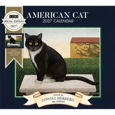 Lang Brands, American Cat Special Edition 2027 Wall Calendar by Lowell Herrero picture